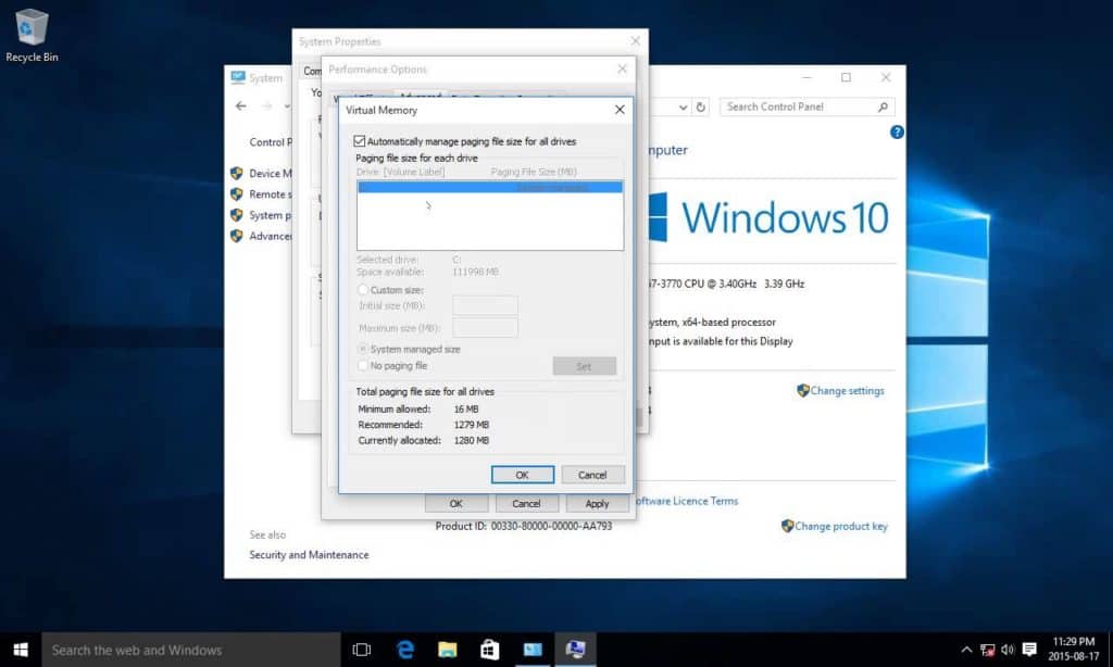 จัดลำดับความสำคัญประสิทธิภาพของ Windows