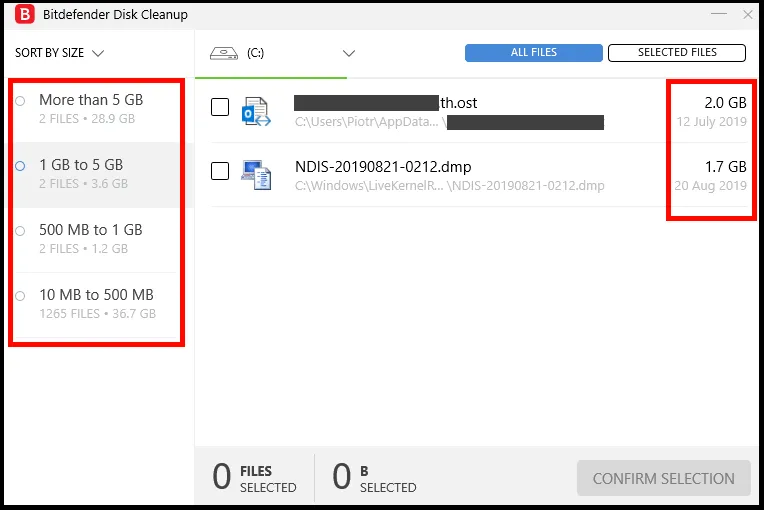 เครื่องมือล้างข้อมูลบนดิสก์ขนาดใหญ่ของ Windows